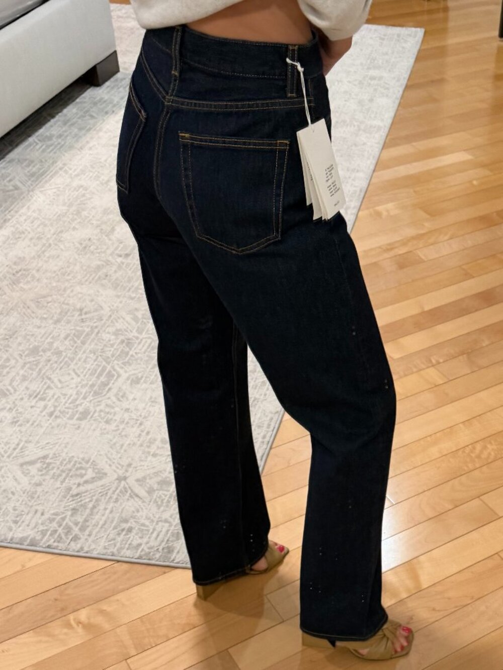 sold out COS COLUMN STRAIGHT-LEG JEANS, retail $130 - Picture 5 of 6